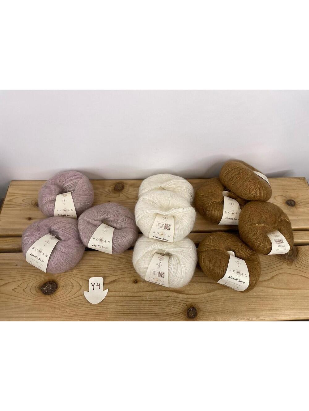 Rowan Kidsilk Haze Yarn Lot – 10 Skeins – Mohair Silk – 25g – Mixed Colors